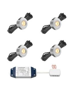 Cree LED recessed spotlight Pals bas | warm white | set of 4, 6, 8, 10 or 12 pieces