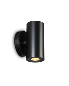 Cree LED wandleuchte Aledo | Schwarz | Warmweiß | rund | 3 Watt | down 