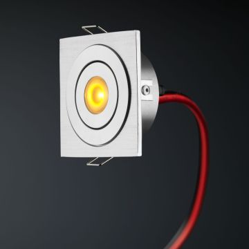 Cree LED recessed spotlight veranda Soria square los | warm white | 3 watt