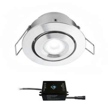 Cree LED recessed spotlight Toledo in | white light | 3 watt | dimmable | tiltable