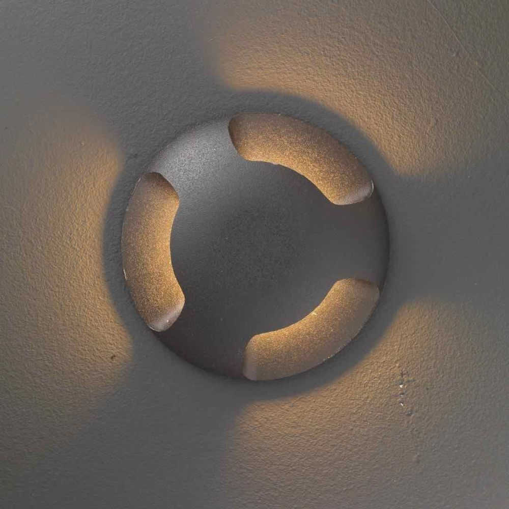 Cree LED spot extérieur encastrable Sintra, blanc chaud, 3 watts, rond, 1-lumière