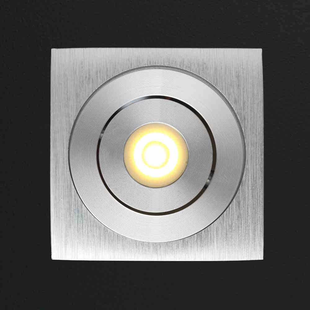 Cree LED pergola spot encastrable Soria los | carré | blanc chaud | 3 watts
